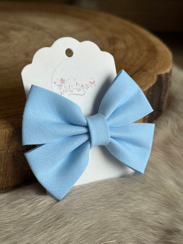 Katoenen Strik Powder Blue