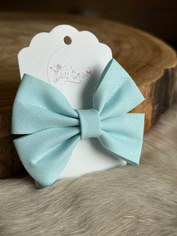 Katoenen Strik Sky Blue Light