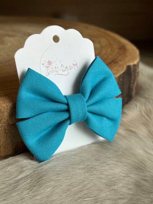 Katoenen Strik Turquoise