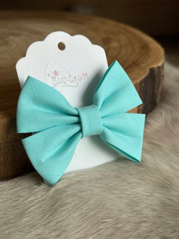 Katoenen Strik Light Aqua