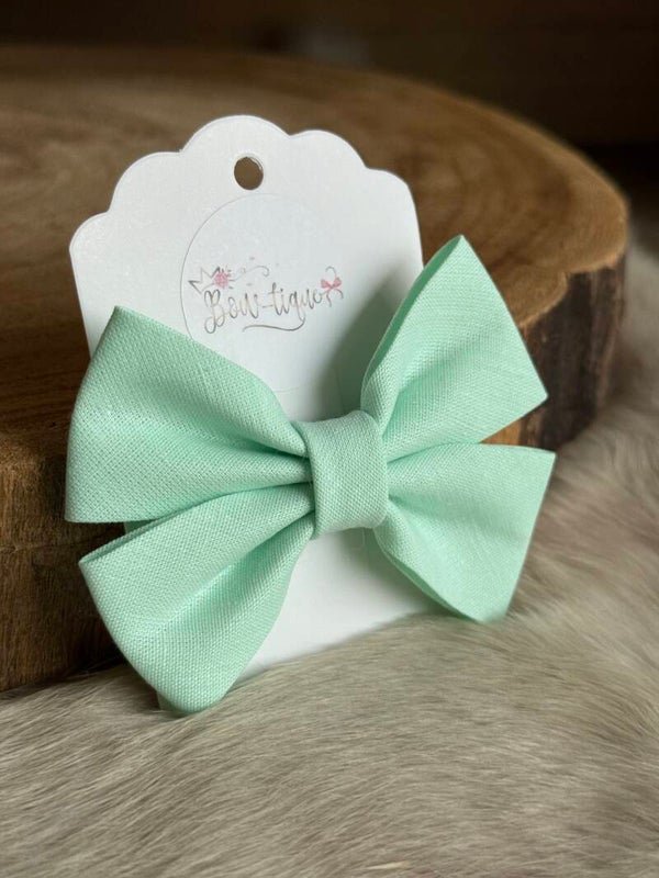 Katoenen Strik Eau de nil