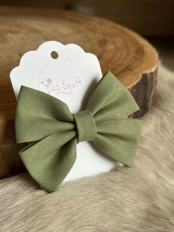 Katoenen Strik Army Green