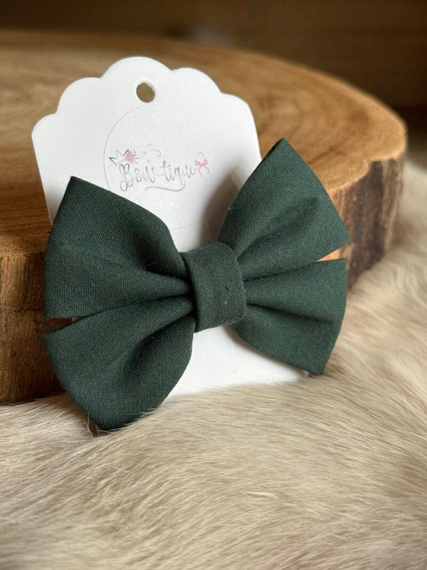Katoenen Strik Pine Green