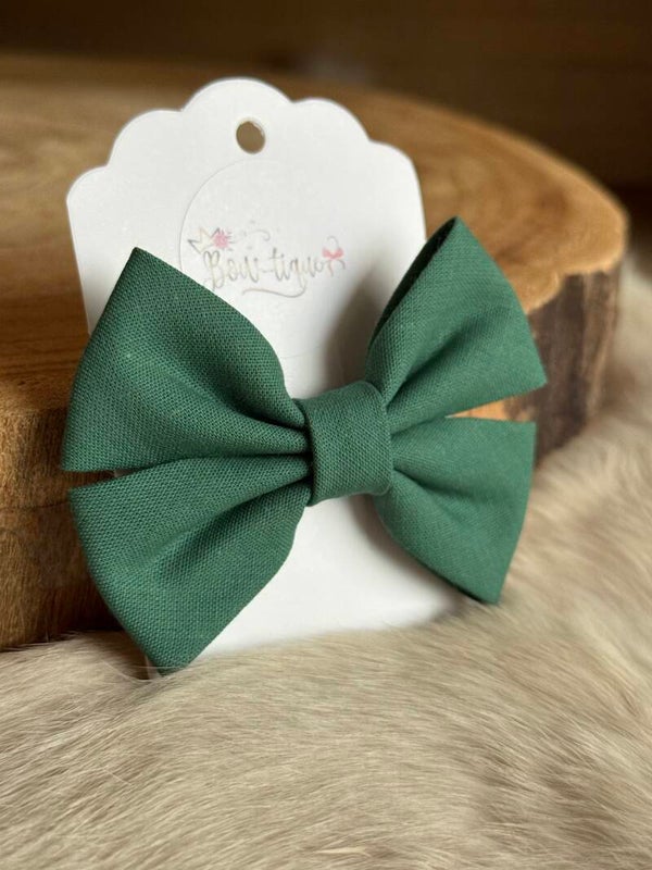 Katoenen Strik Deep Green