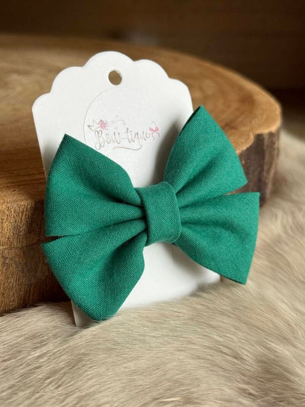 Katoenen Strik Forest Green