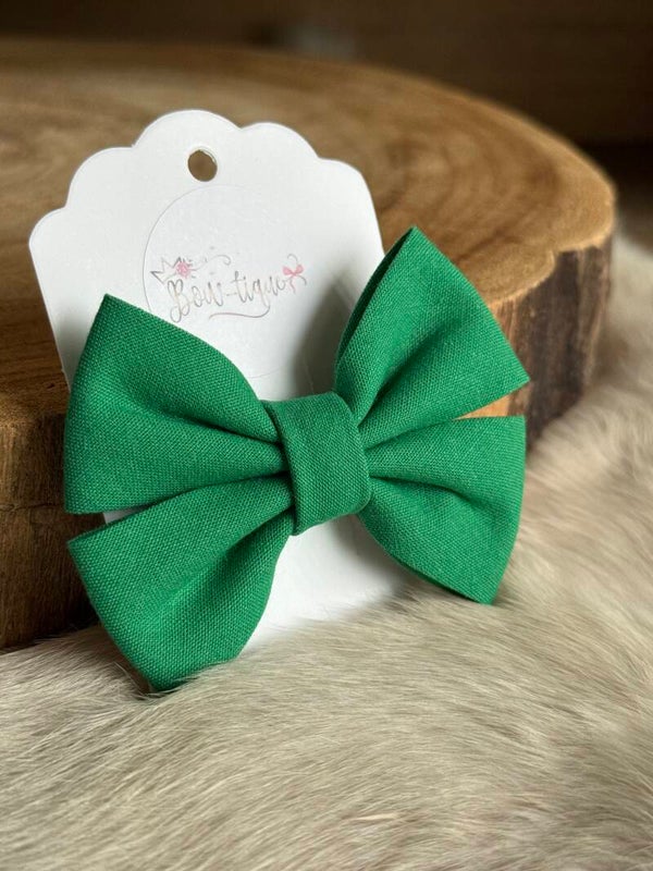 Katoenen Strik Parrot Green