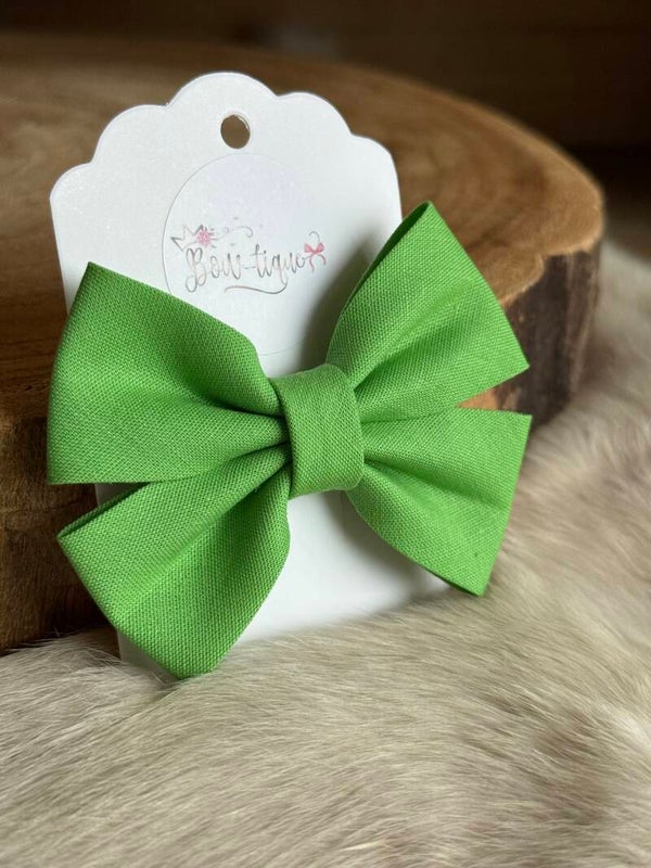 Katoenen Strik Apple Green