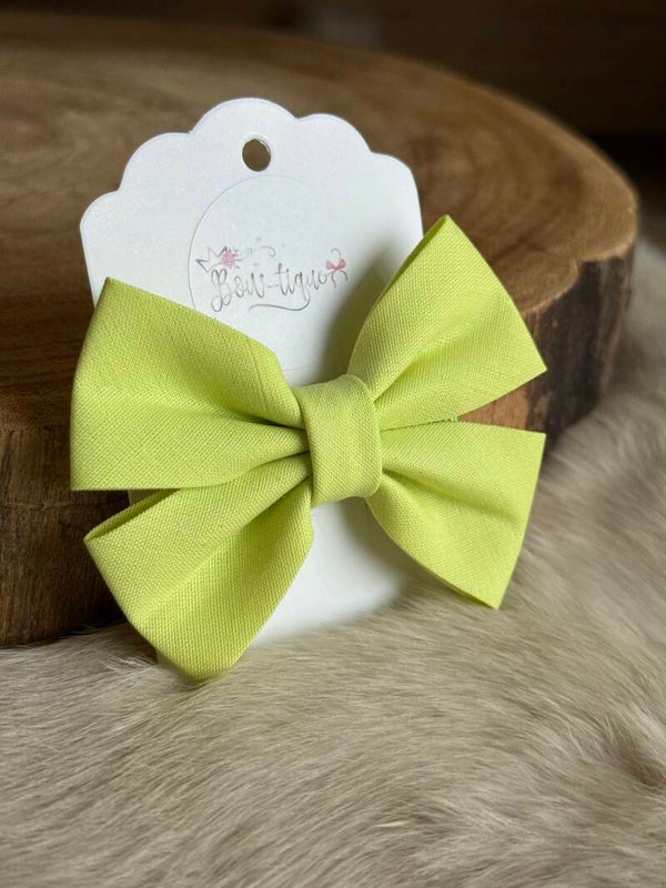 Katoenen Strik Kiwi Green