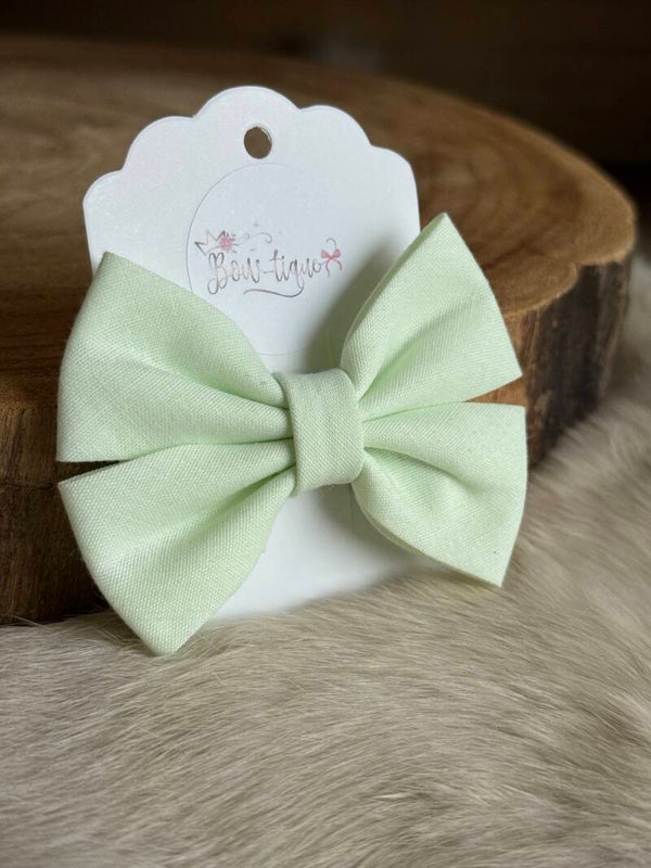 Katoenen Strik Pistachio