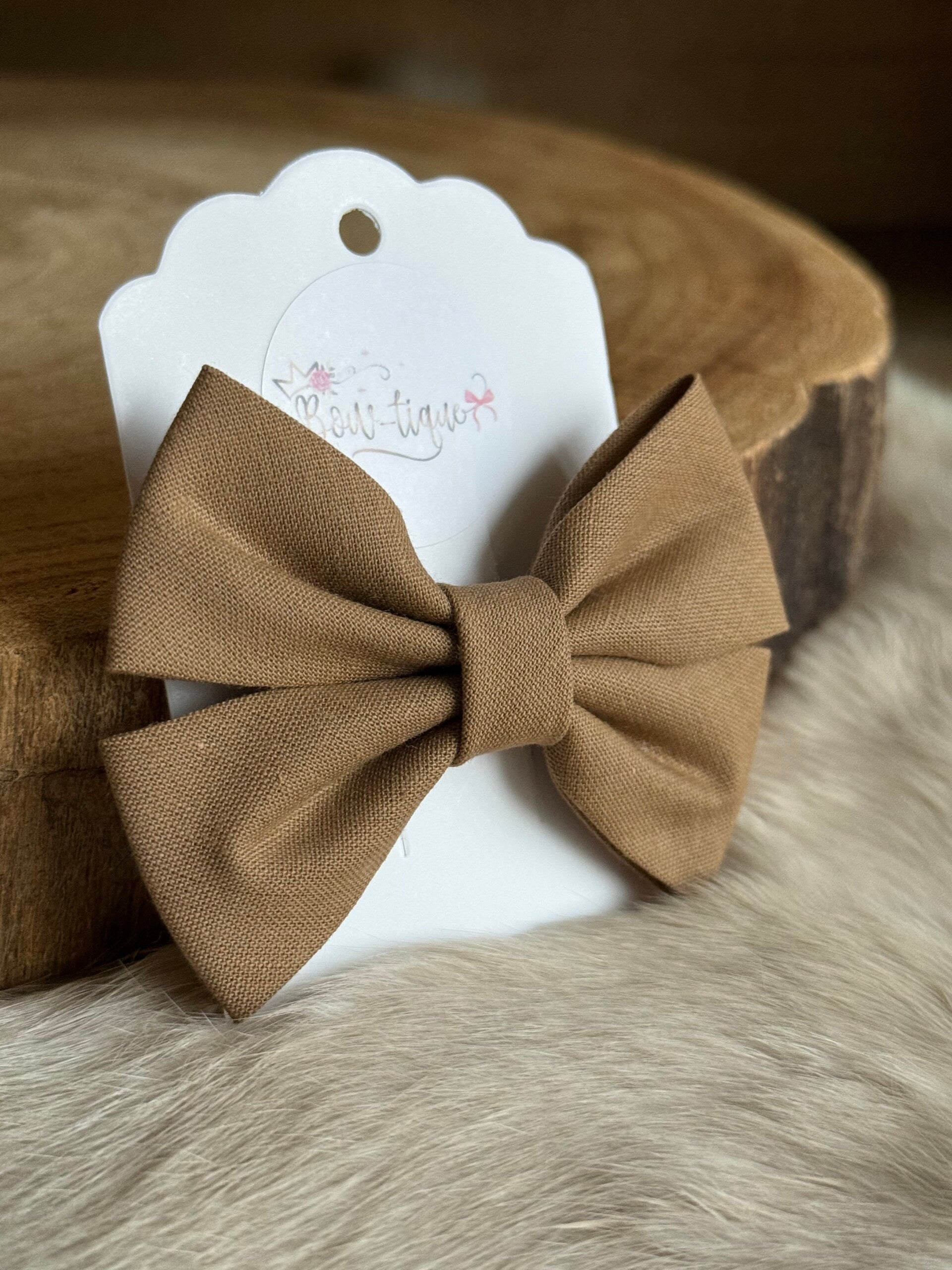 Katoenen Strik Coffee