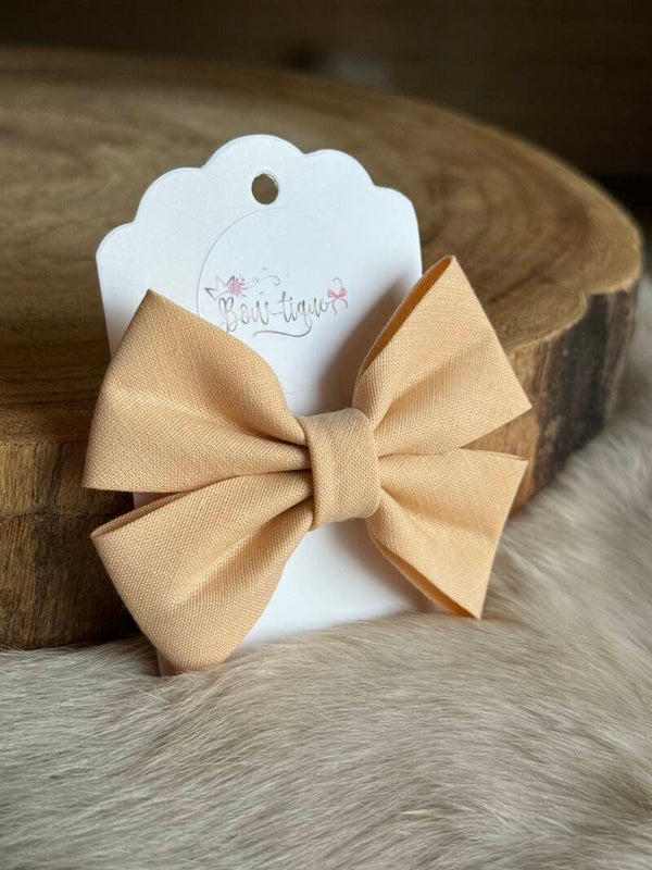 Katoenen Strik Pale Caramel