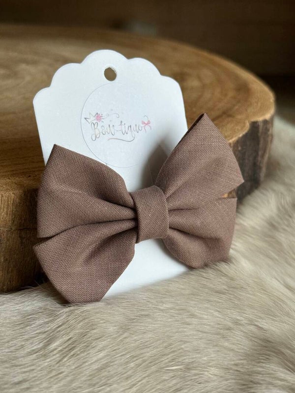 Katoenen Strik Walnut