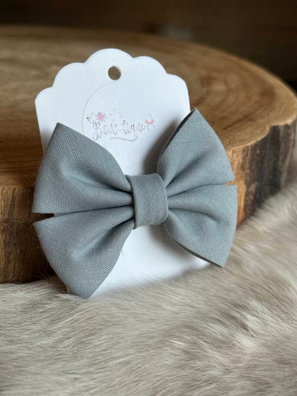 Katoenen Strik Cloud Grey