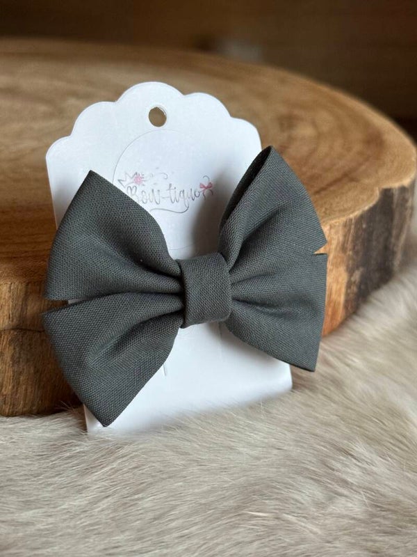 Katoenen Strik Pewter Grey