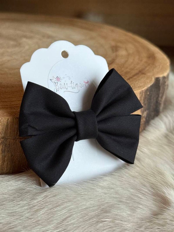 Katoenen Strik Black