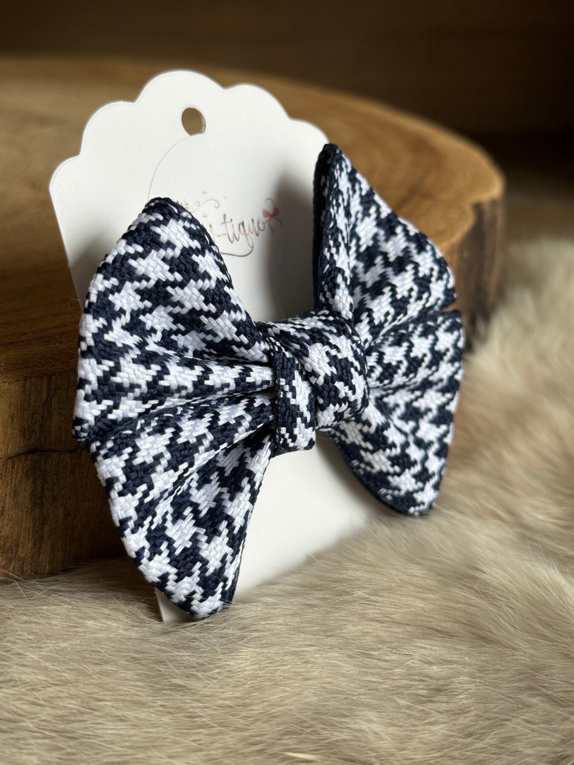 Pied de poule strik Navy