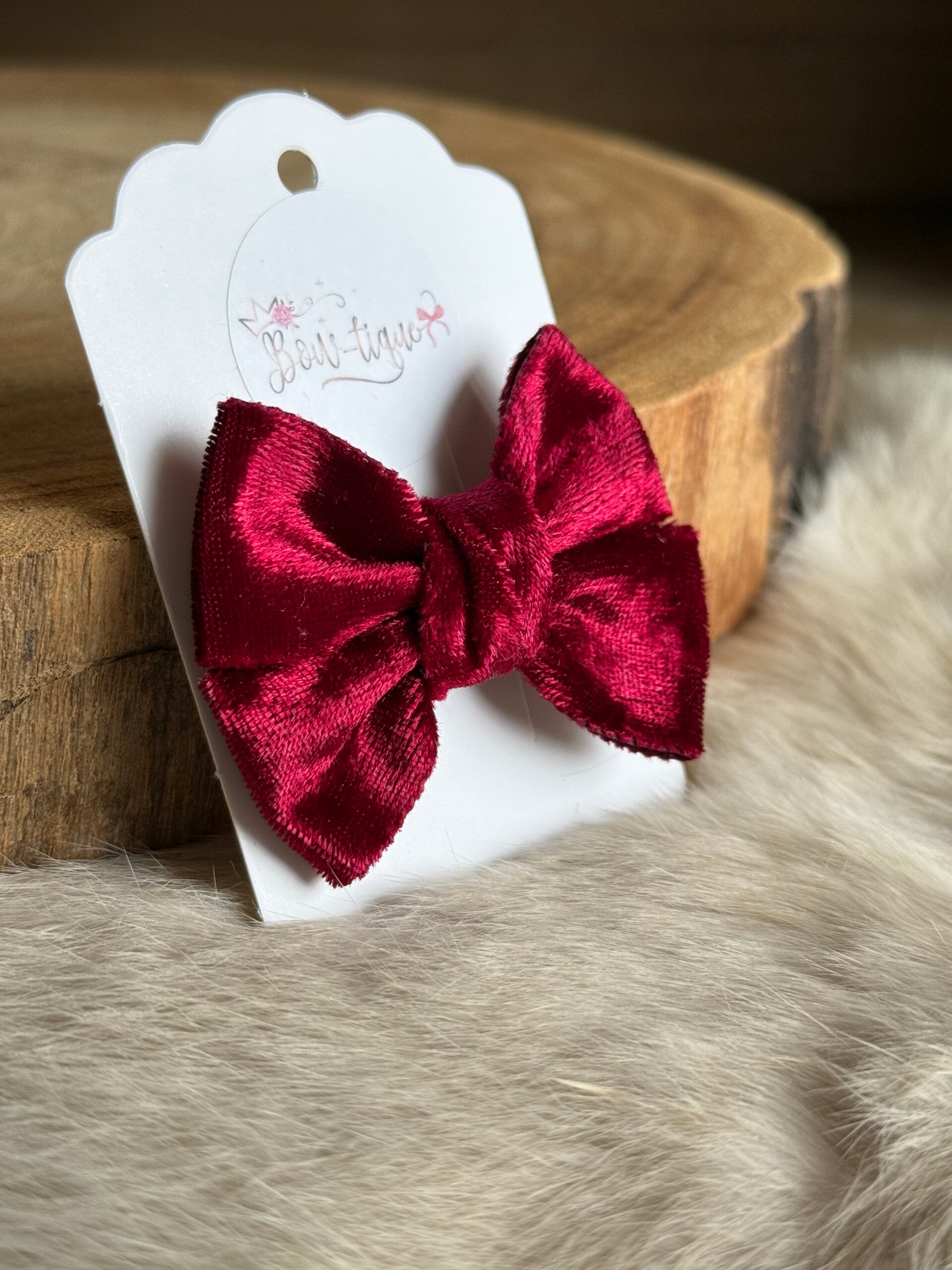 Fluwelen Strik Blinkend Wine