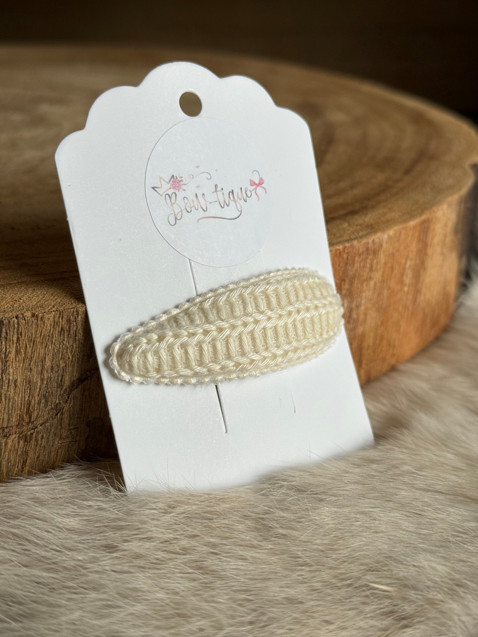 Klikklakspeldje textuur Crème