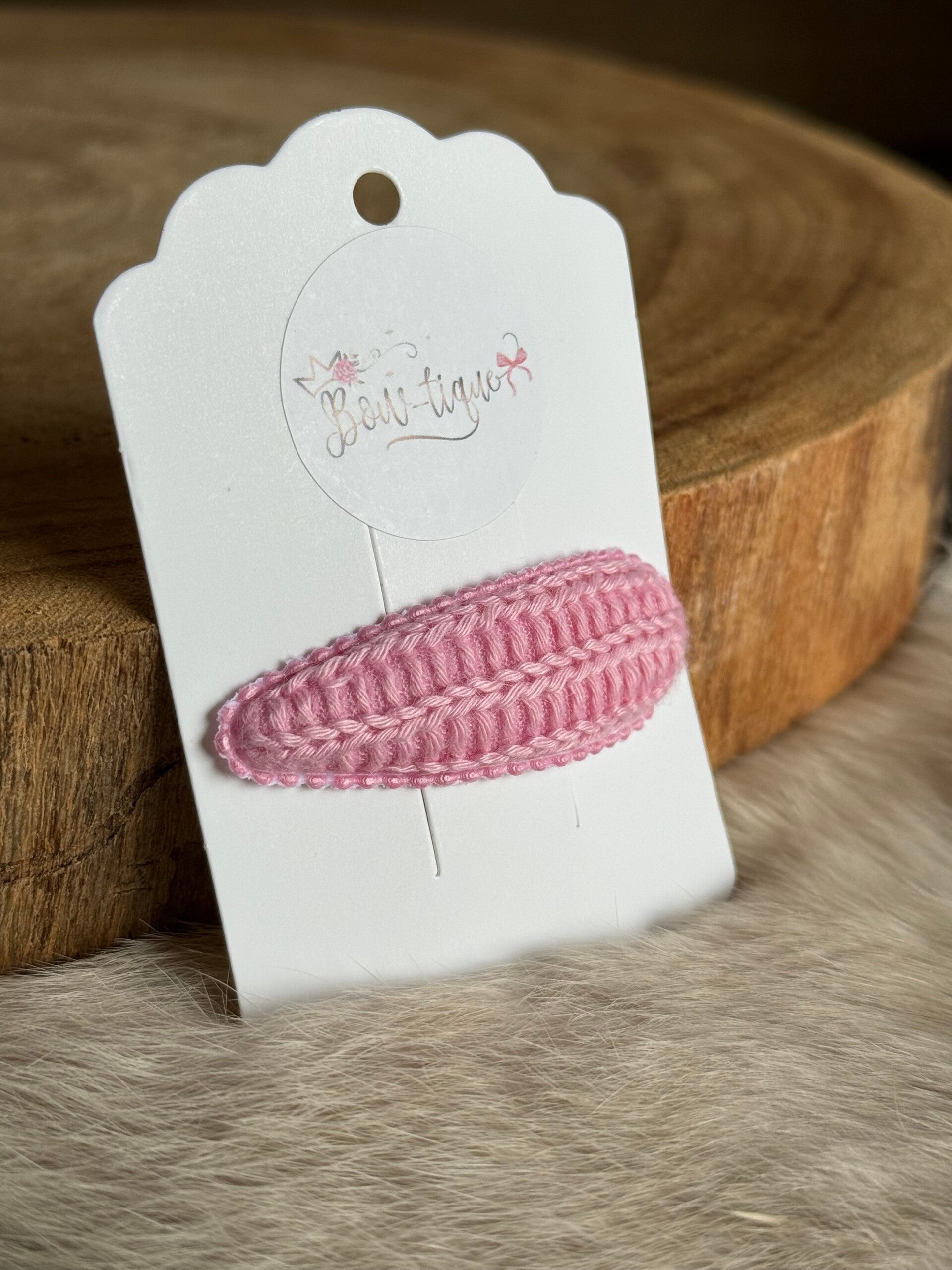 Klikklakspeldje textuur Babyroze