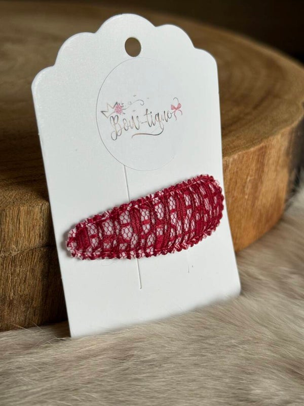 Klikklakspeldje Kant Dark Red