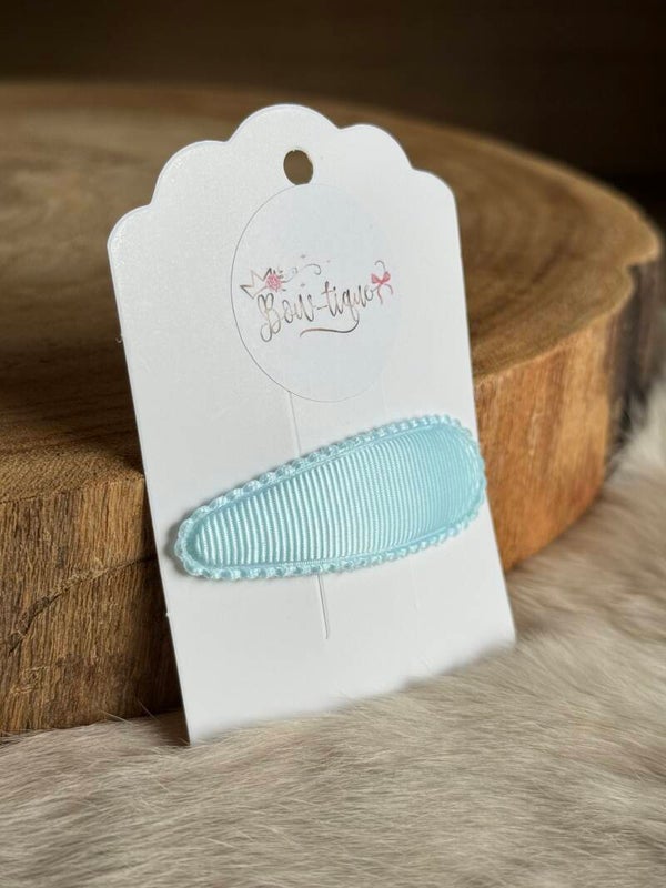 Klikklakspeldje Grosgrain Lichtblauw