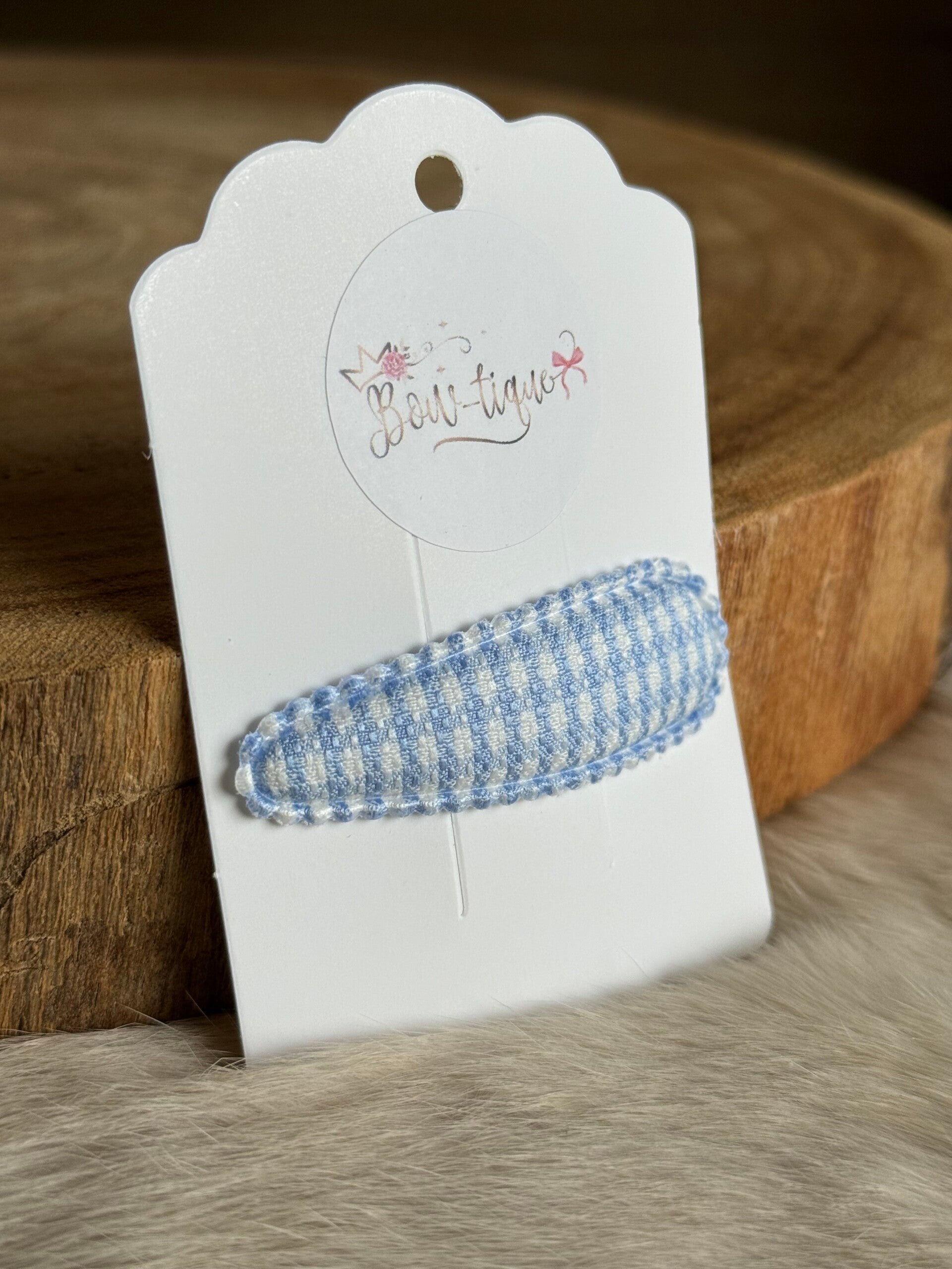 Klikklakspeldje Vichy Lichtblauw