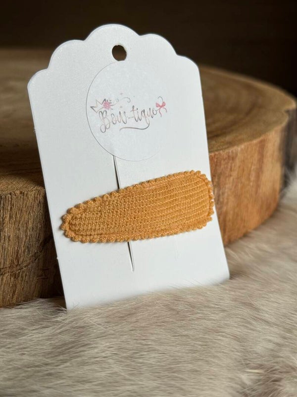 Klikklakspeldje geribbeld Oker