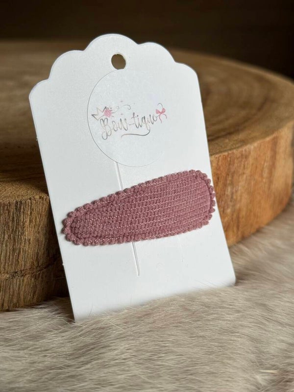 Klikklakspeldje geribbeld Oud Roze