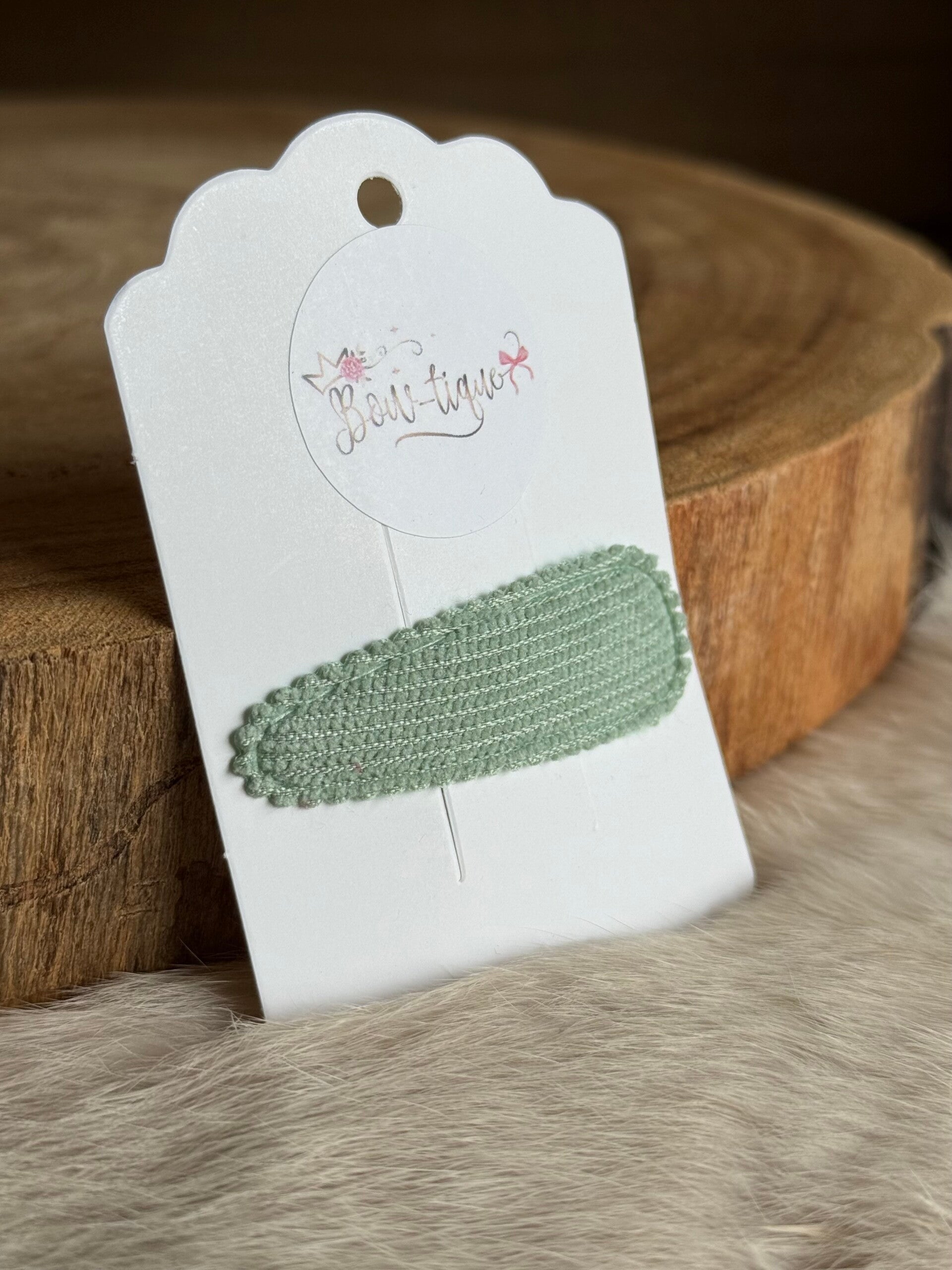 Klikklakspeldje geribbeld Mint