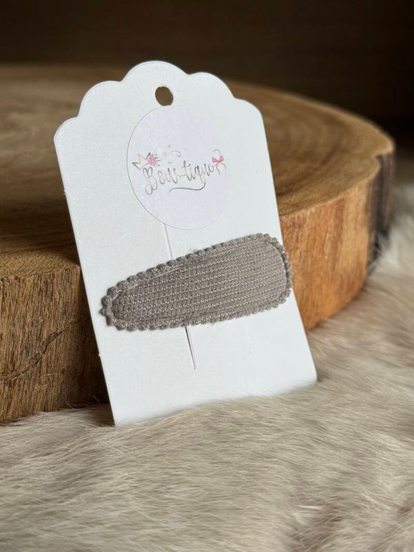 Klikklakspeldje geribbeld Cloud Grey