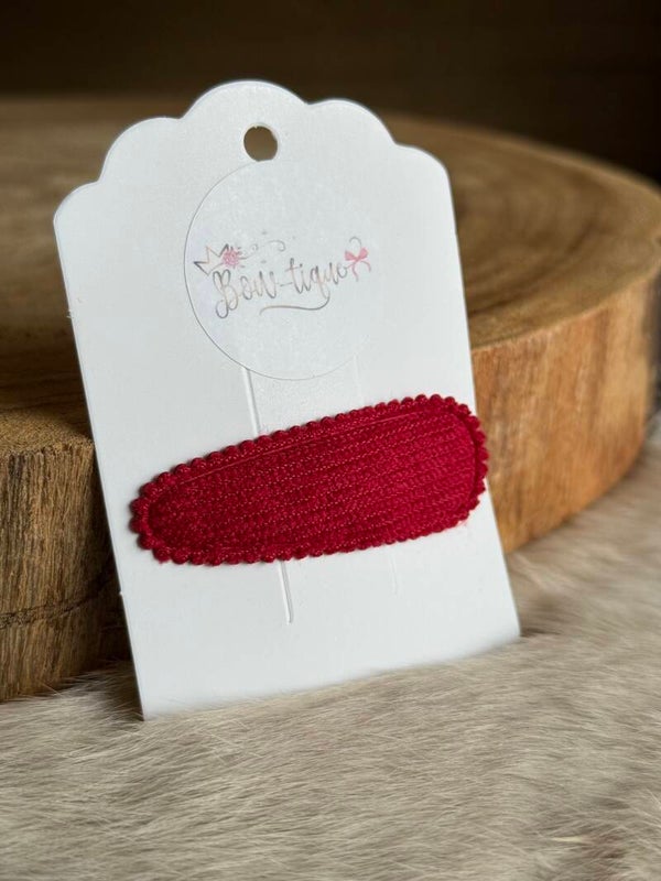 Klikklakspeldje geribbeld Rood