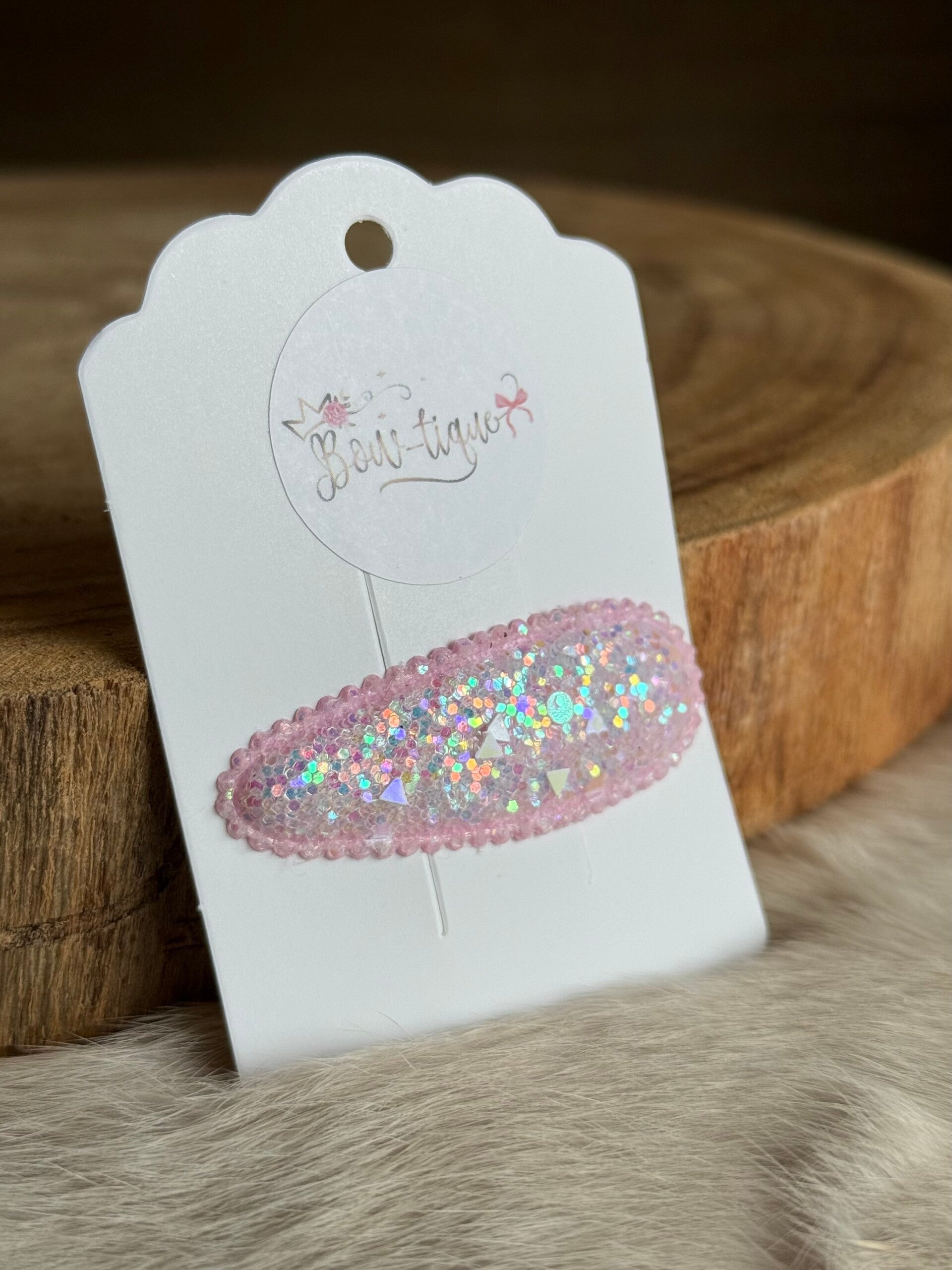 Klikklakspeldje grove blinker Lichtroze