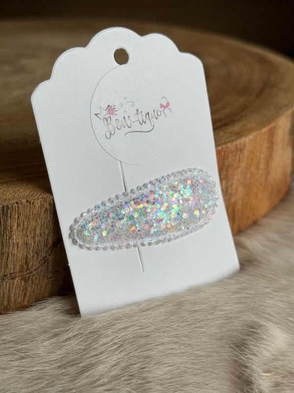 Klikklakspeldje grove blinker Parelmoer wit