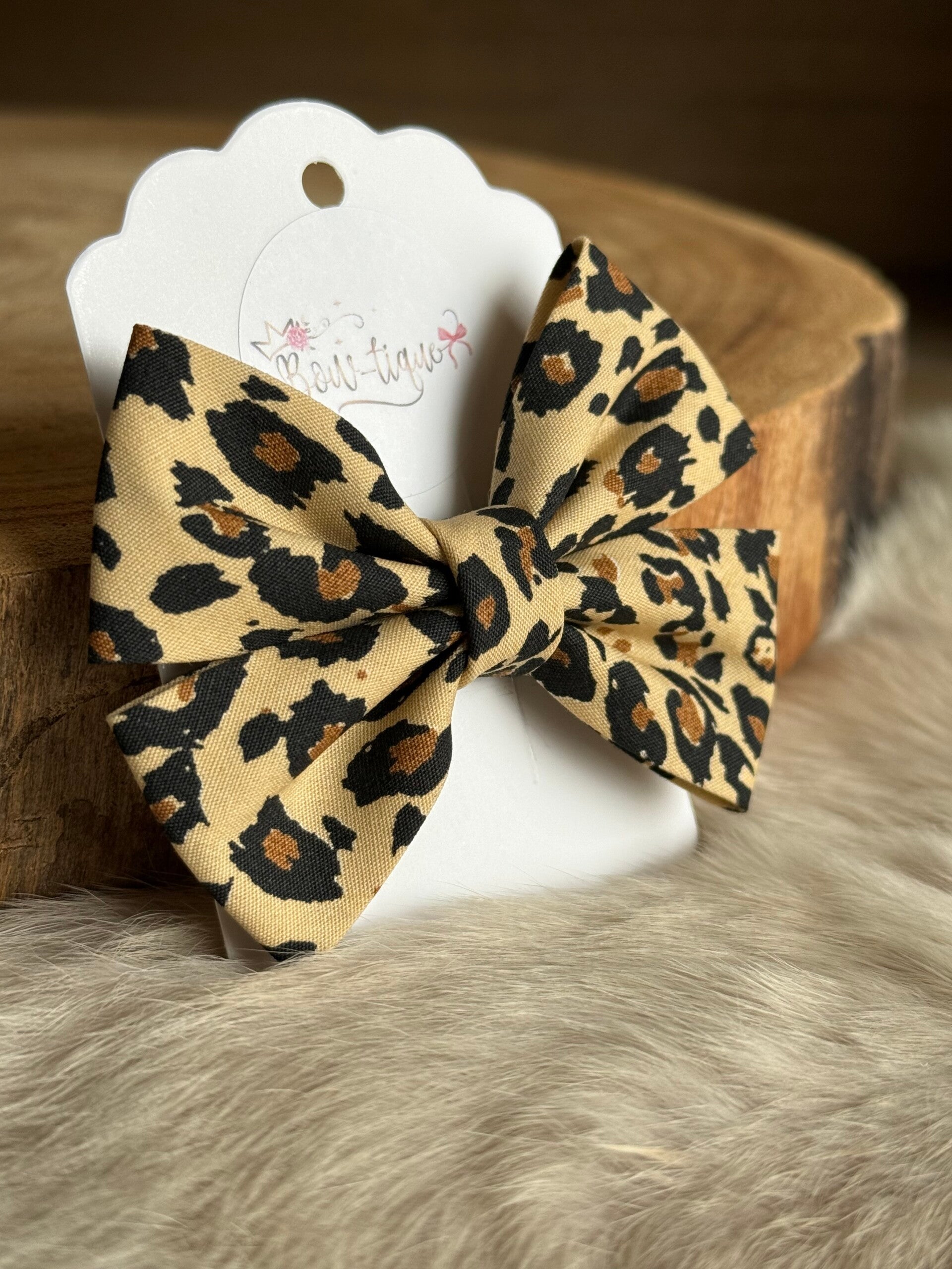 Katoenen Strik Luipaard