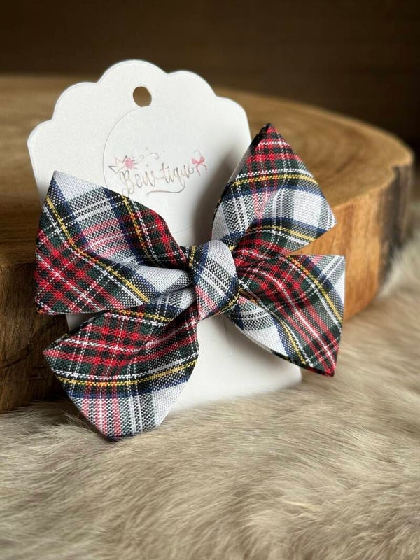 Katoenen Strik Geruit groen/wit/rood/blauw/geel