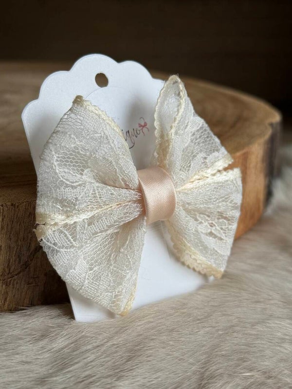 Kanten strik Celeste Champagne