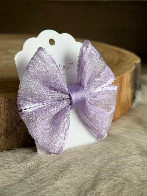 Kanten strik Celeste Lila