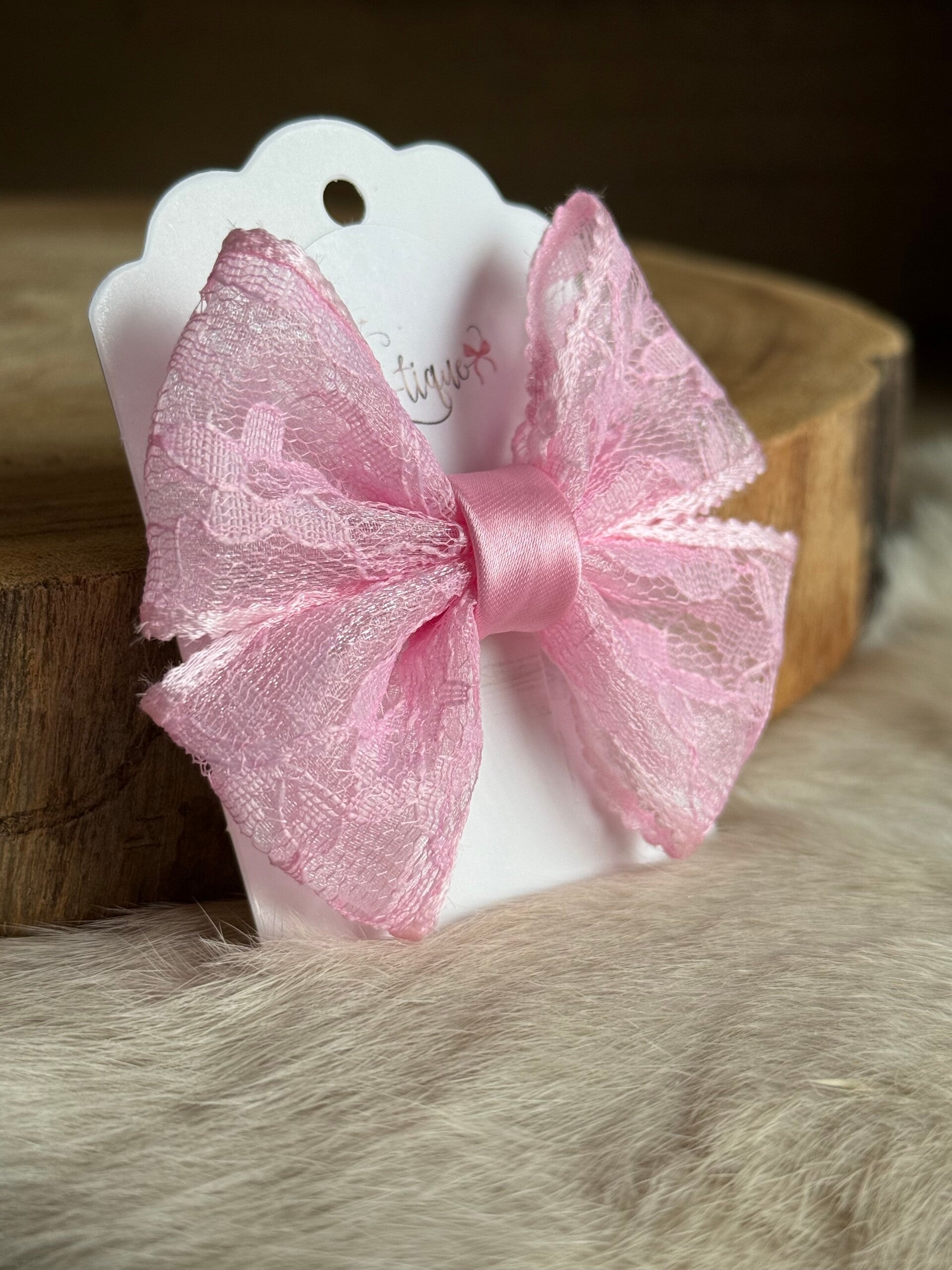 Kanten strik Celeste Babyroze