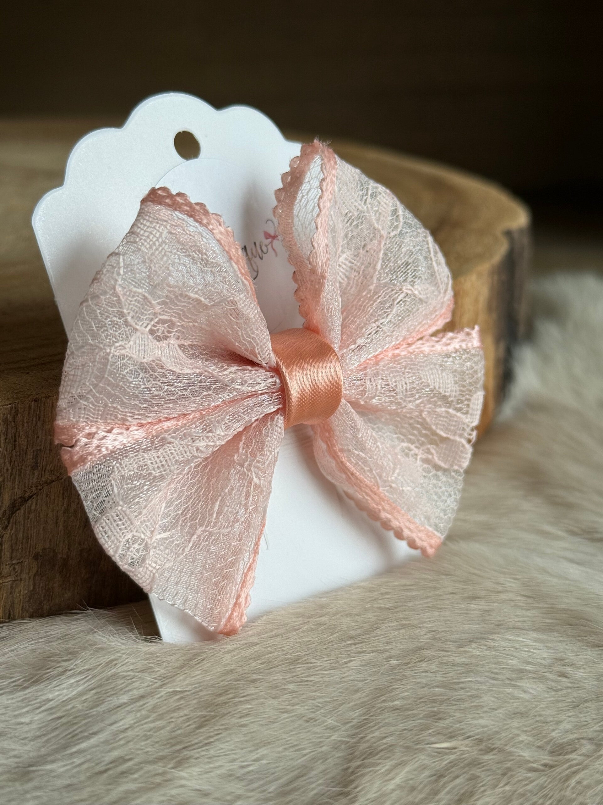 Kanten strik Celeste Salmon Pink