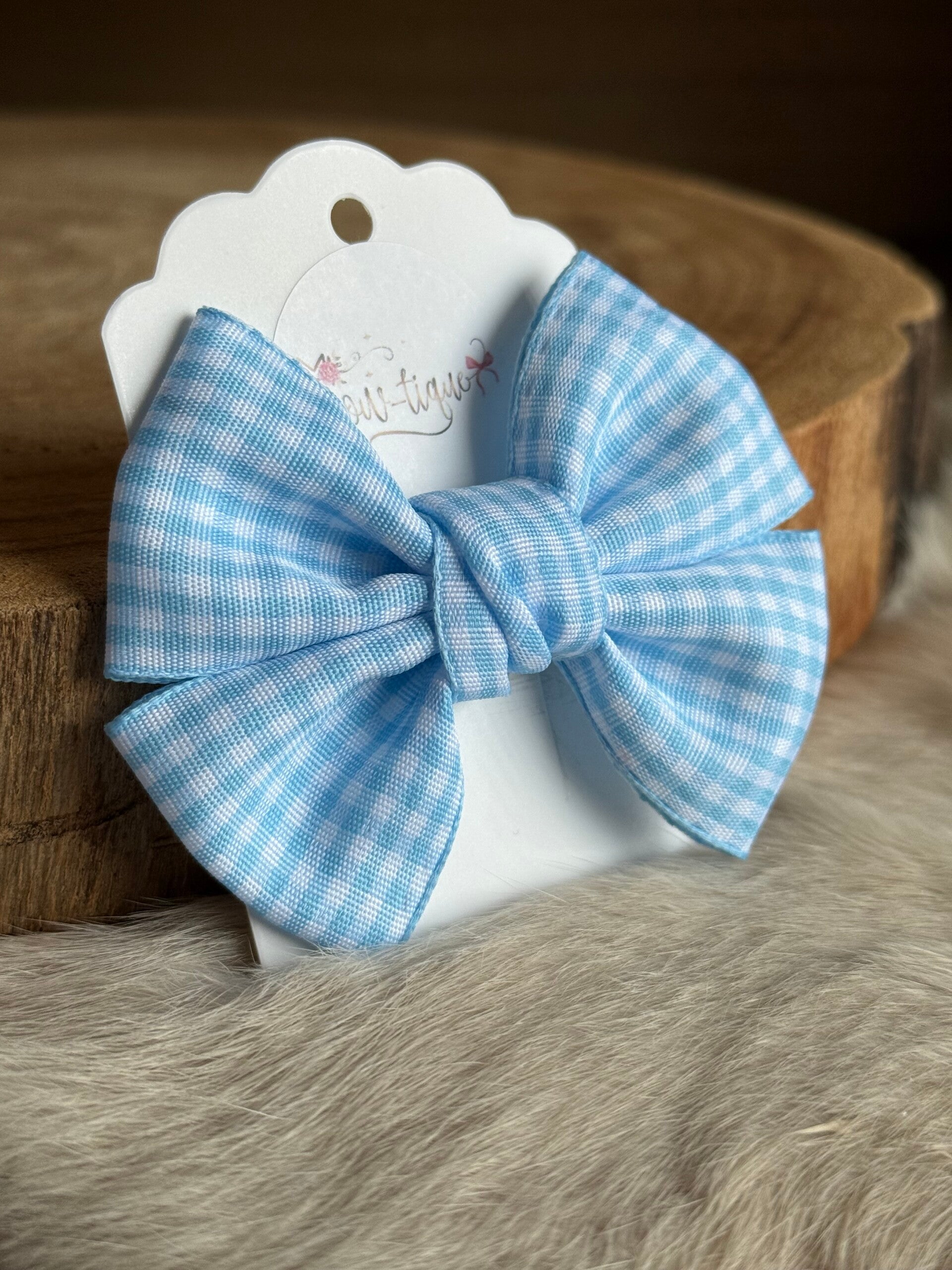 Vichy Strik Lichtblauw