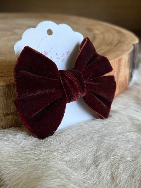 Fluwelen Strik Dark Chocolate