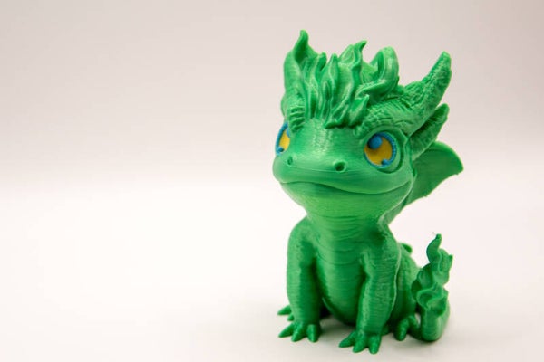 mini groene draak 10cm