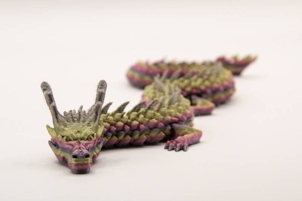 3D silk dragon small