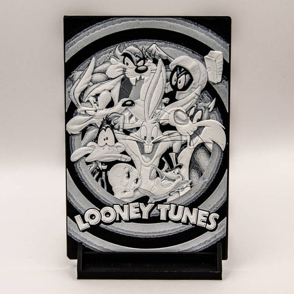 3D Looney tunes hueforge incl houder 13X18