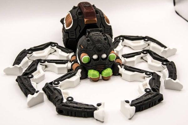 3D Big spider inclusief 2 Miniateur hamsters