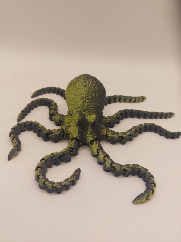 3D flexi octopus toy
