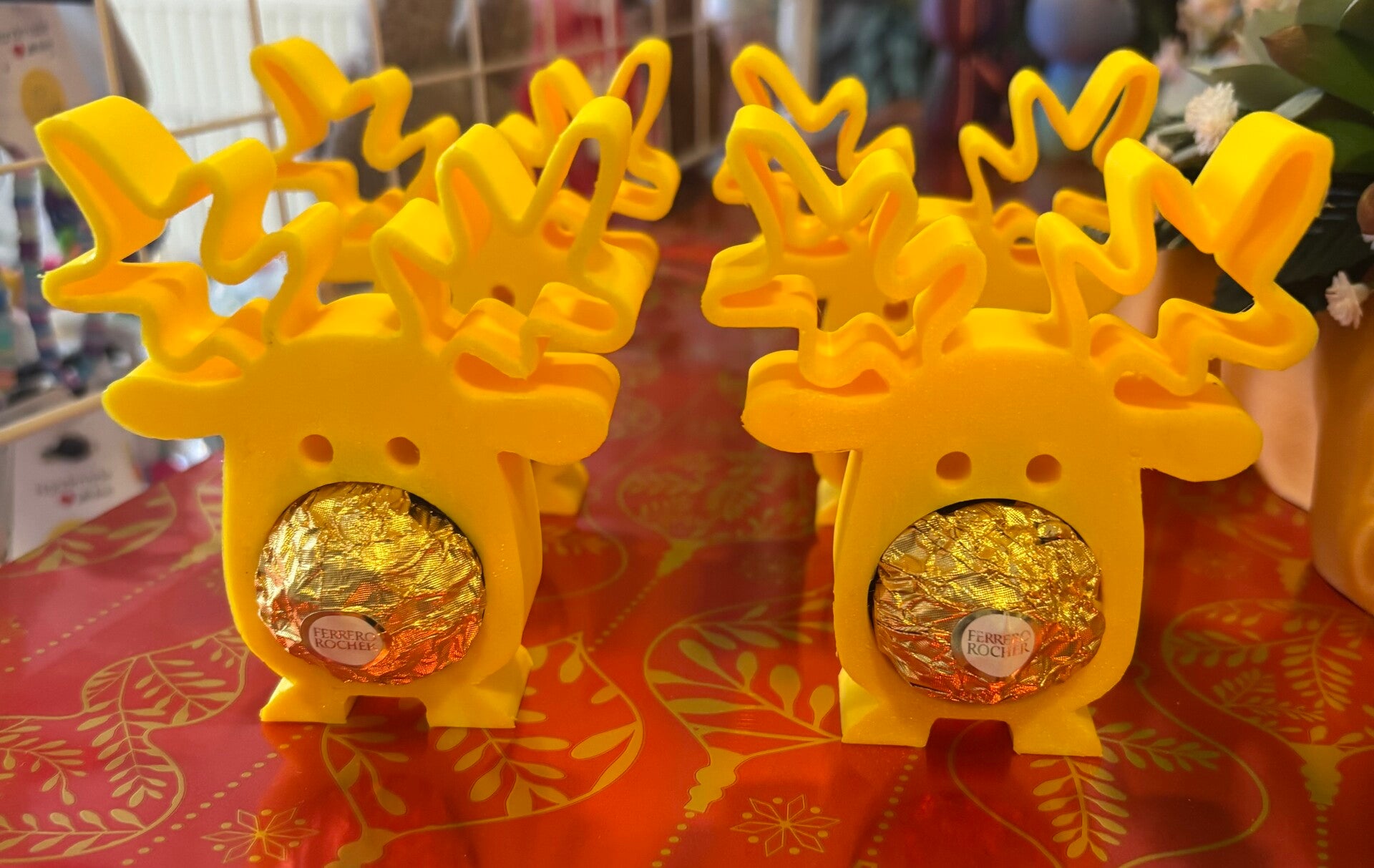 3D rudolph cholade houder incl chocolade  van ferrero