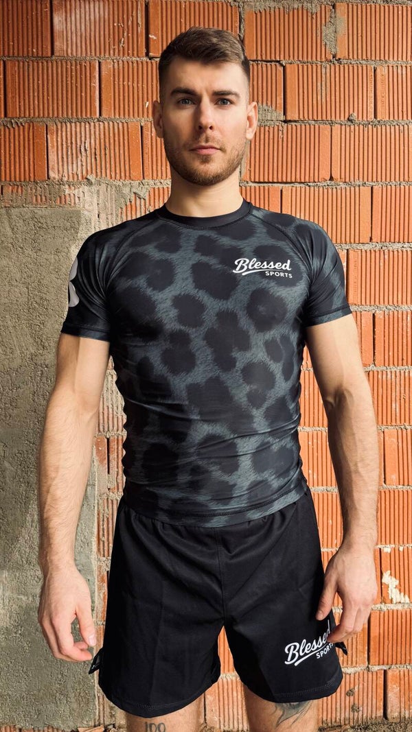 Leopard Rashguard - small logo