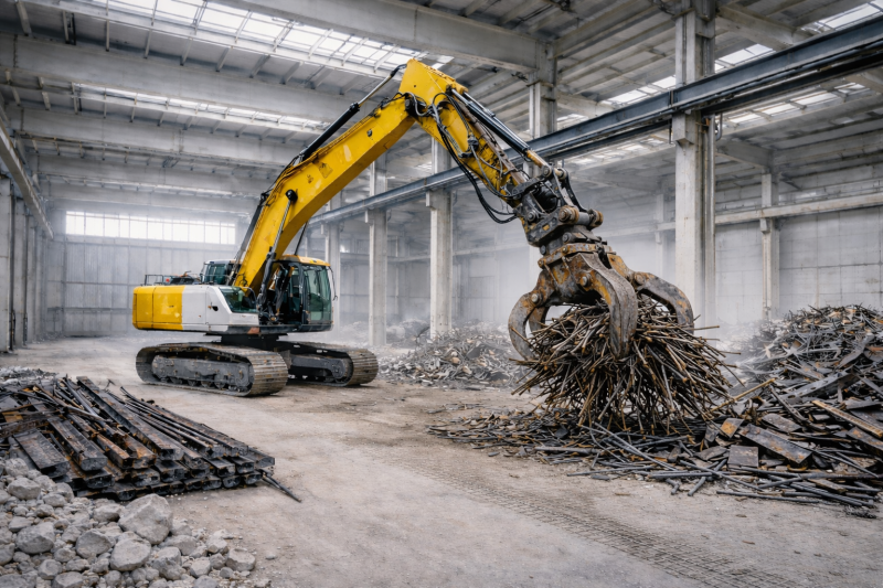 Rückbau von Industrieanlagen und Industriegebäuden