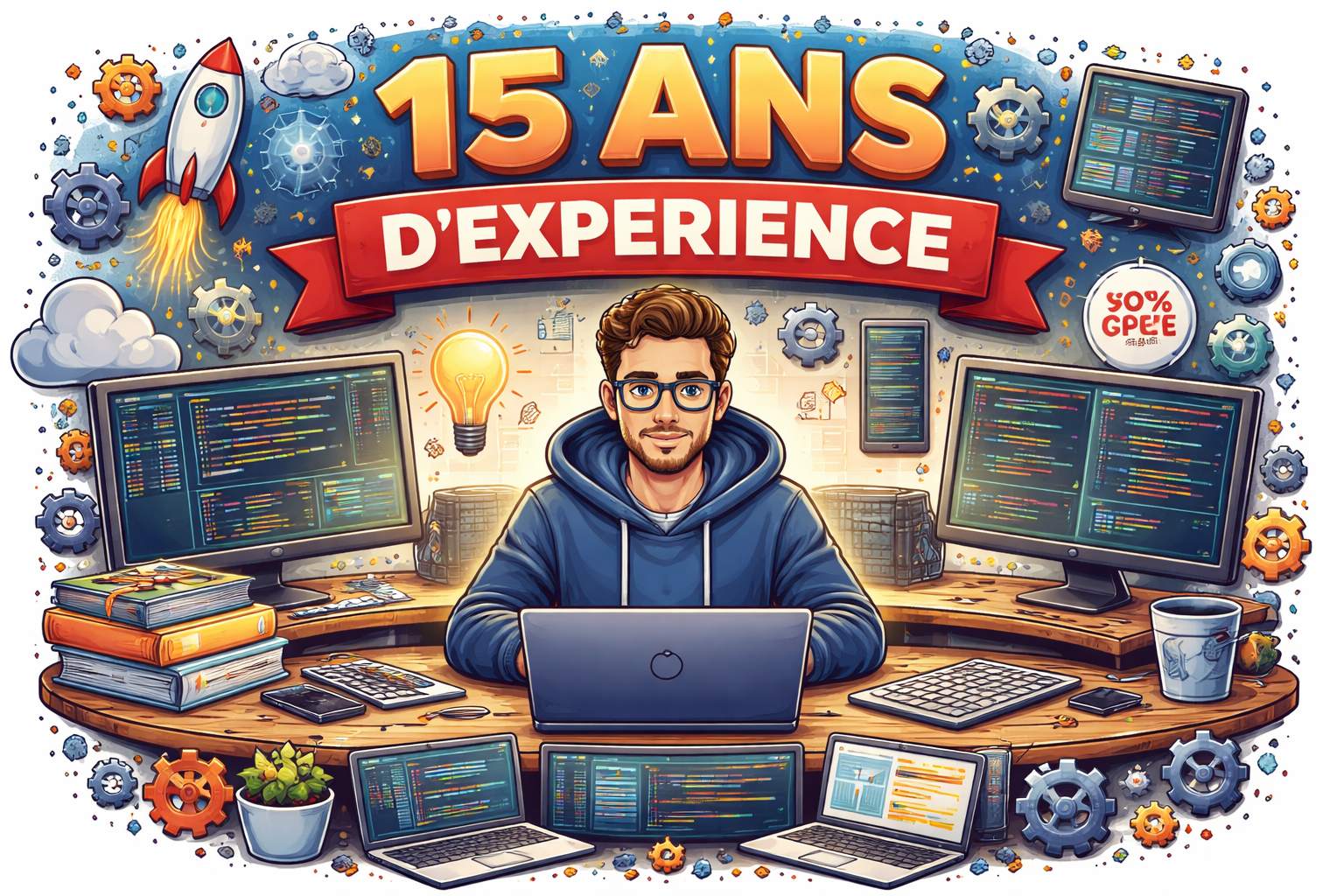 15 ans de développement